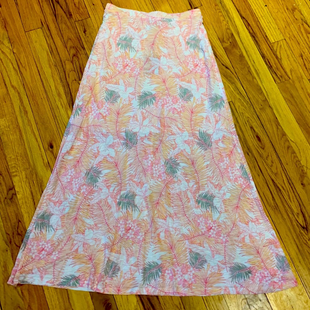 Tommy Bahama tropical maxi skirt